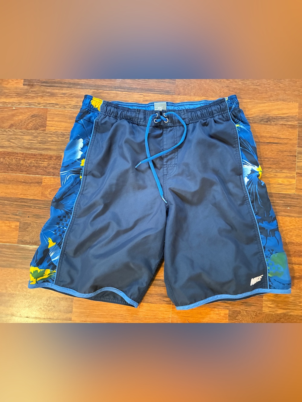 Nike Men’s Navy Blue Swim Shorts